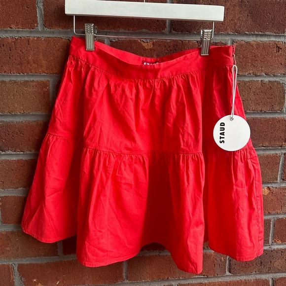 STAUD Mini Sea Skirt Hibiscus - Picture 2 of 6